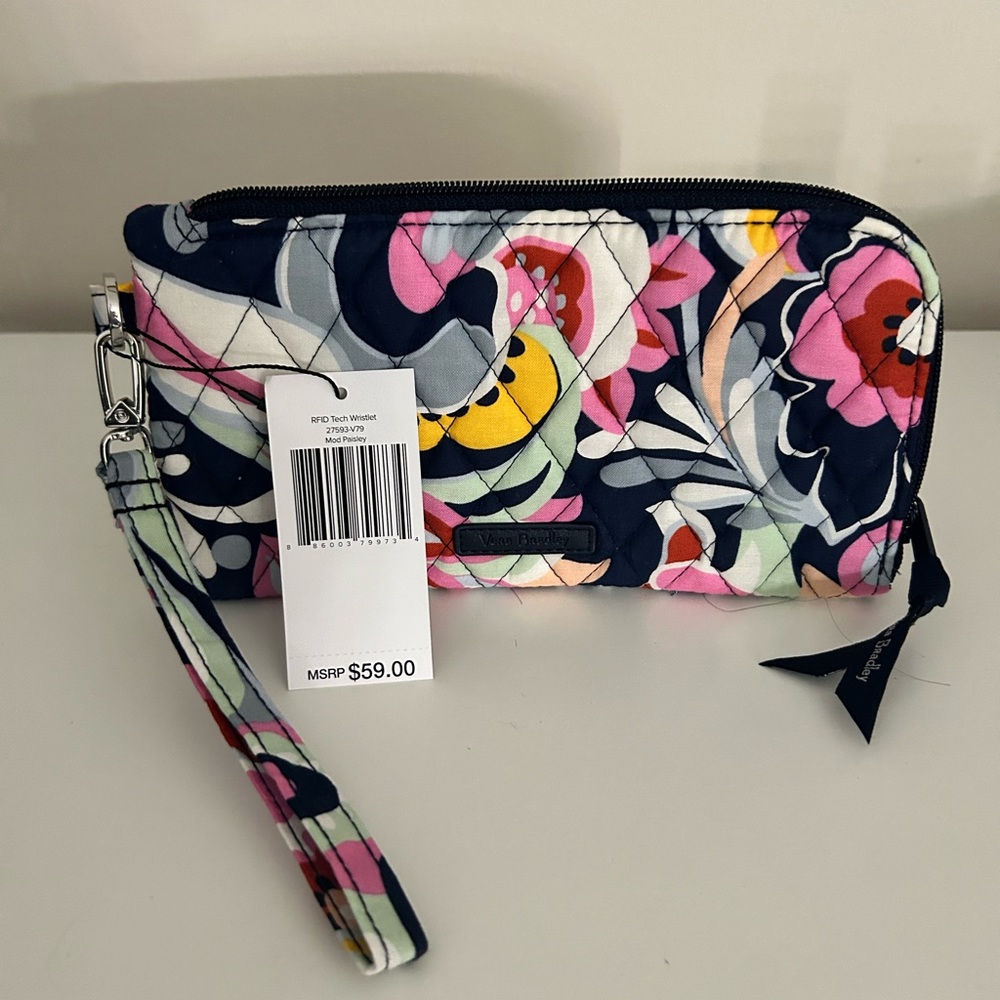 Vera Bradley RFID Tech Wristlet - NWT